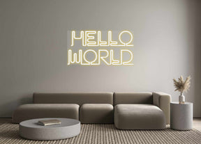 Custom Neon: Hello
world