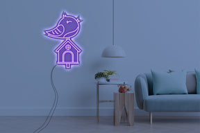 Neon LED schriftzug sign schild light strip lila online home dekor, anime