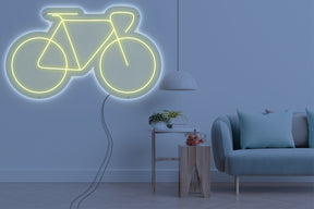 Neon LED schriftzug sign schild light strip warmweiss online home dekor business lifestyle, fahrrad