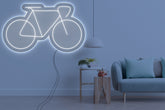 Neon LED schriftzug sign schild light strip weiss online home dekor business lifestyle, fahrrad