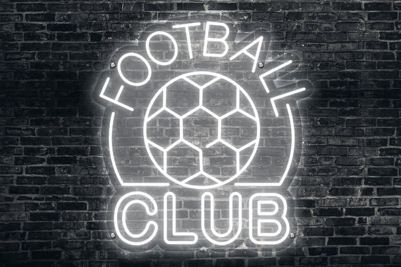 Neon LED schriftzug sign schild light strip weiss online home dekor business event  lifestyle, fussballverein, football club