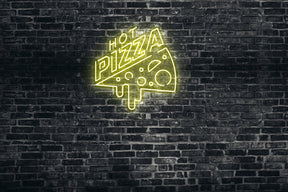 Neon LED schriftzug sign schild light strip warmweiss online home dekor business, hot pizza