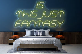 Neon LED schriftzug sign schild light strip warmweiss online home dekor, is this just fantasy