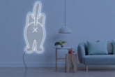 Neon LED schriftzug sign schild light strip weiss online home dekor, katze