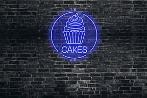 Neon LED schriftzug sign schild light strip blau online home dekor business event party, cakes