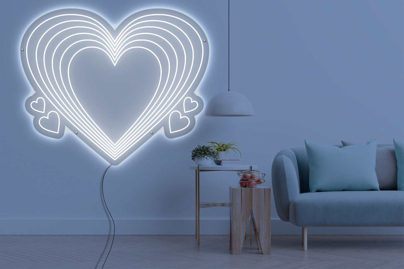 Neon LED schriftzug sign schild light strip weiss online home dekor business, liebe, herz