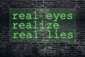 Real eyes realize real lies