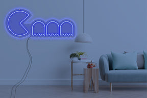 Neon LED schriftzug sign schild light strip blau online home dekor business gaming lifestyle, spiel