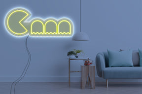 Neon LED schriftzug sign schild light strip gelb online home dekor business gaming lifestyle, spiel