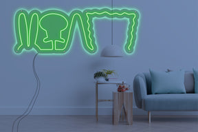 Neon LED schriftzug sign schild light strip grün, online, home dekor, home, SpongeBob