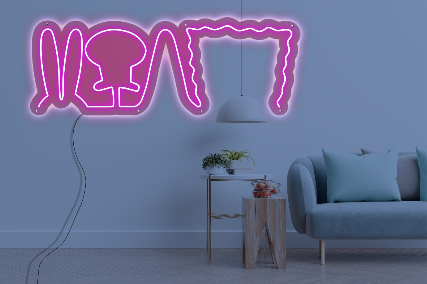 Neon LED schriftzug sign schild light strip pink, online, home dekor, home, SpongeBob