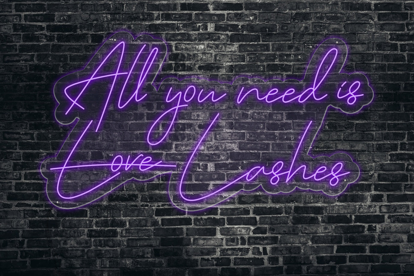 all you need is love lashes