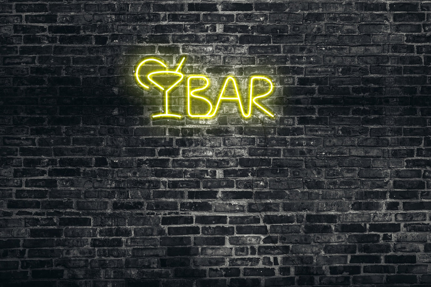 Neon LED schriftzug sign schild light strip gelb online home dekor business, bar