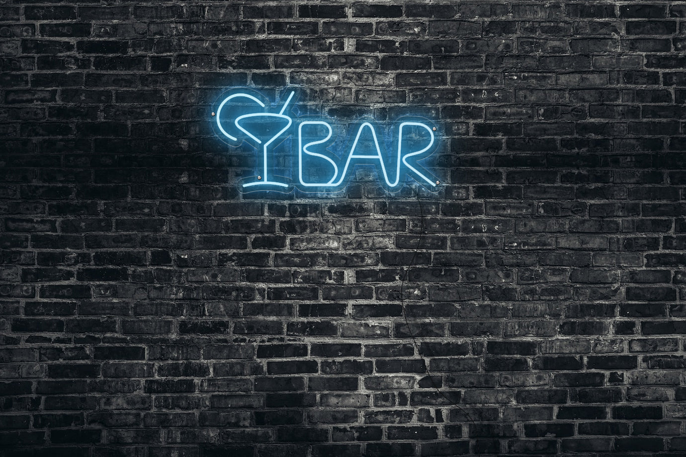 Neon LED schriftzug sign schild light strip hell blau online home dekor business, bar