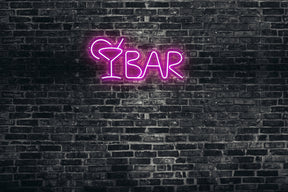 Neon LED schriftzug sign schild light strip pink online home dekor business, bar