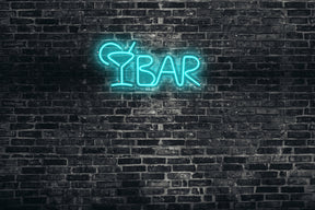 Neon LED schriftzug sign schild light strip türkis online home dekor business, bar