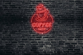 Neon LED schriftzug sign schild light strip rot online home dekor business, das cafe, coffee shop