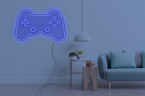 Neon LED schriftzug sign schild light strip blau online home dekor business gaming lifestyle, spiel