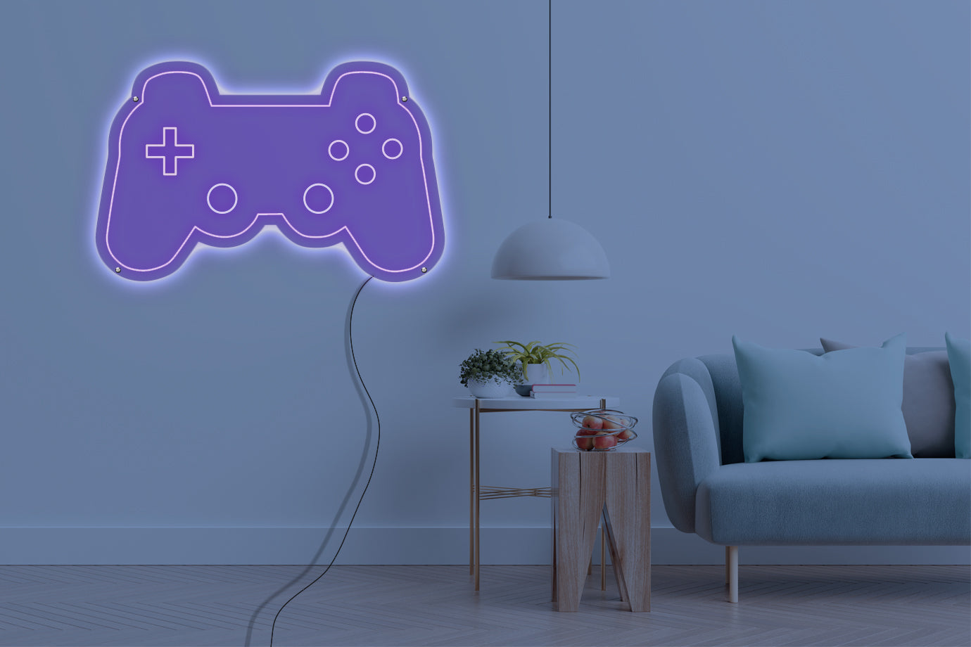 Neon LED schriftzug sign schild light strip lila online home dekor business gaming lifestyle, spiel