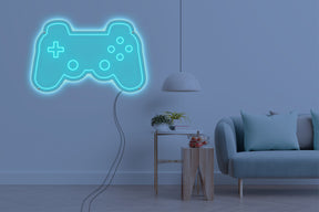 Neon LED schriftzug sign schild light strip türkis online home dekor business gaming lifestyle, spiel