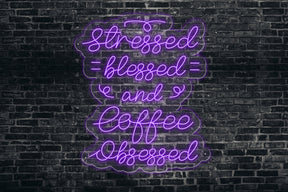 stressed blessed and coffee